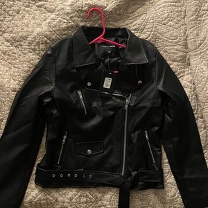 Faux Leather Jacket